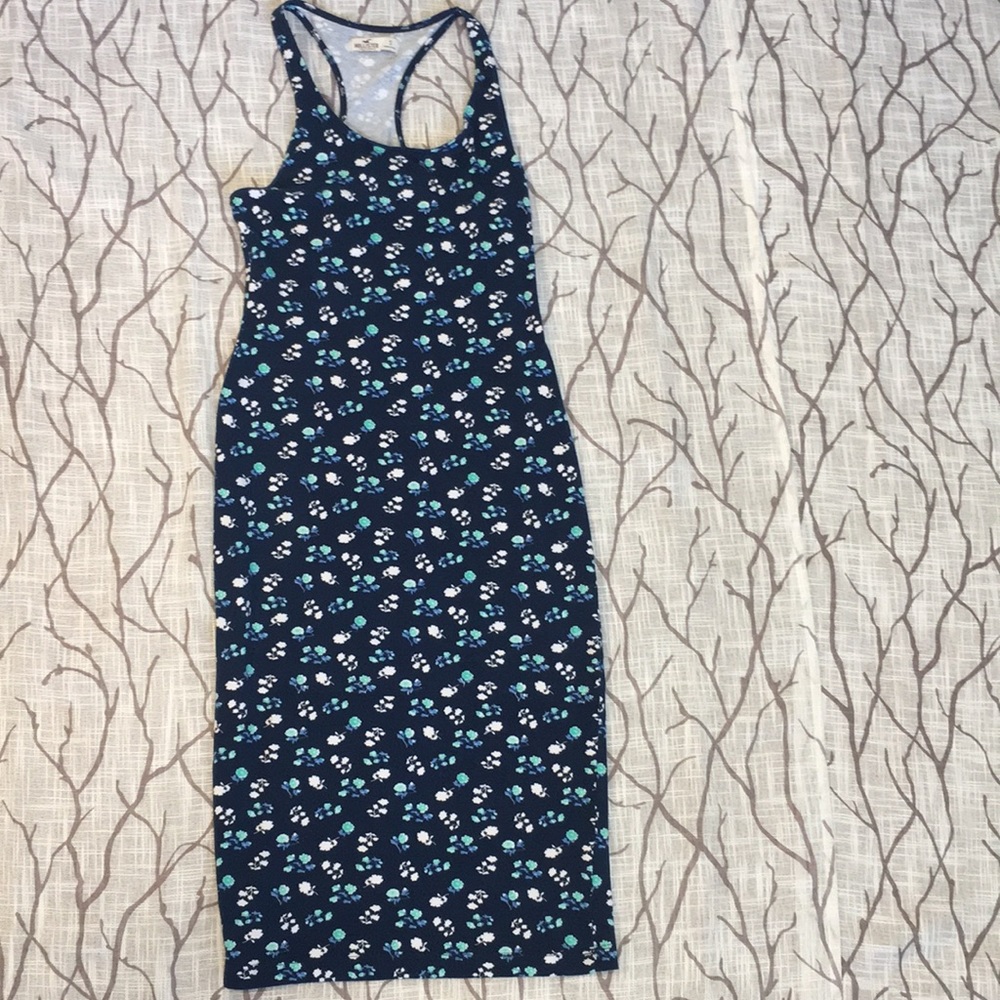 NWOT! Hollister Midi Bodycon Dress in Floral Print